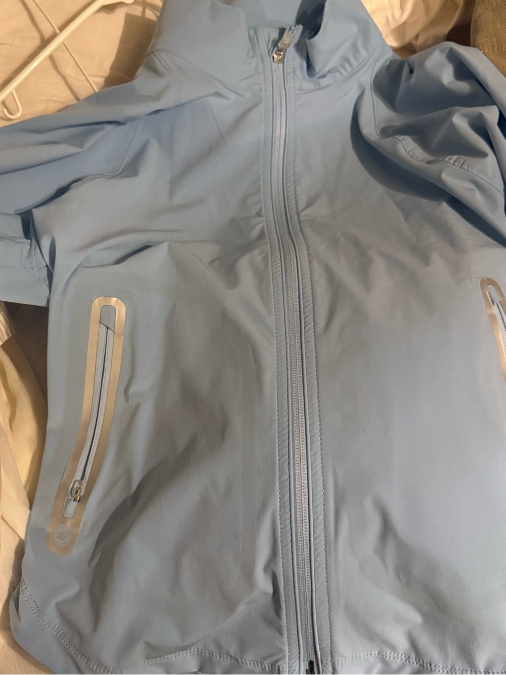 Peter Millar Light Blue Full-Zip Softshell Jacket